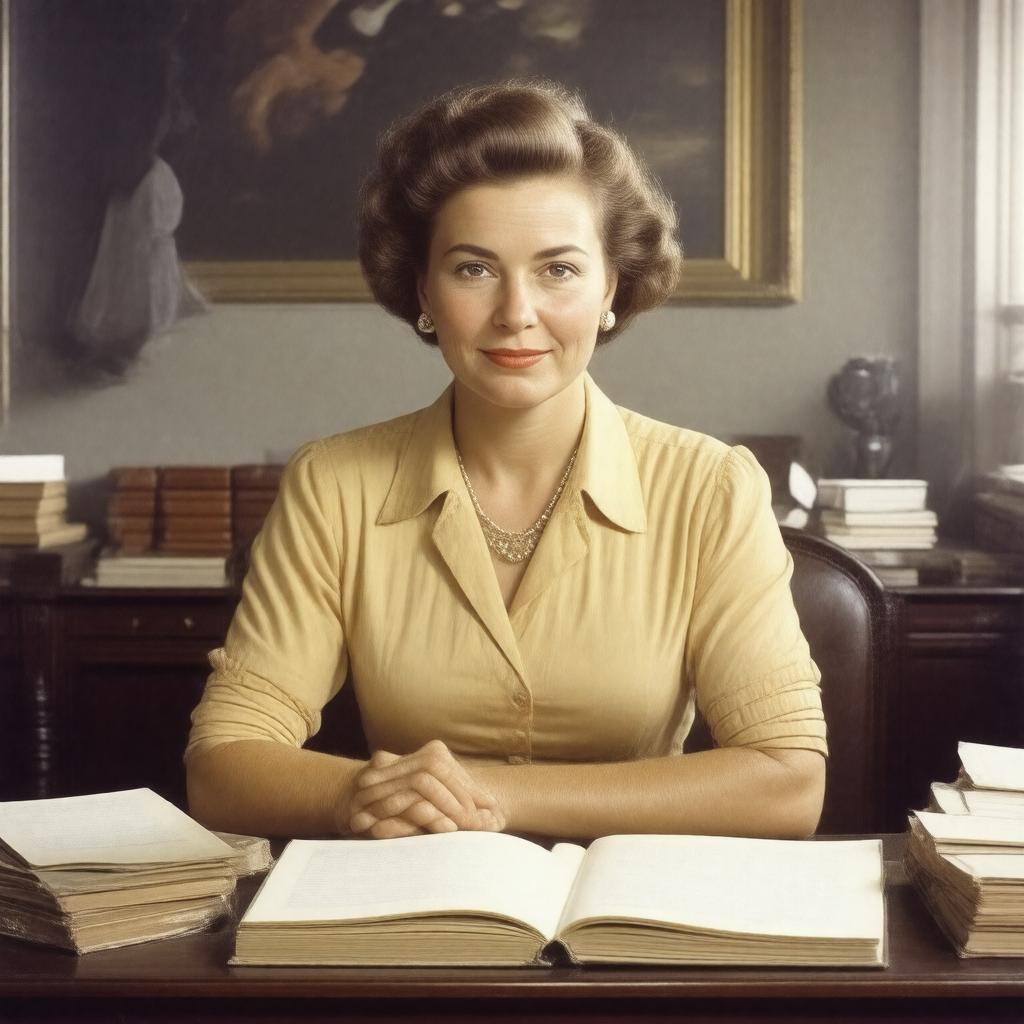 AI-created image of Mary Welsh Hemingway