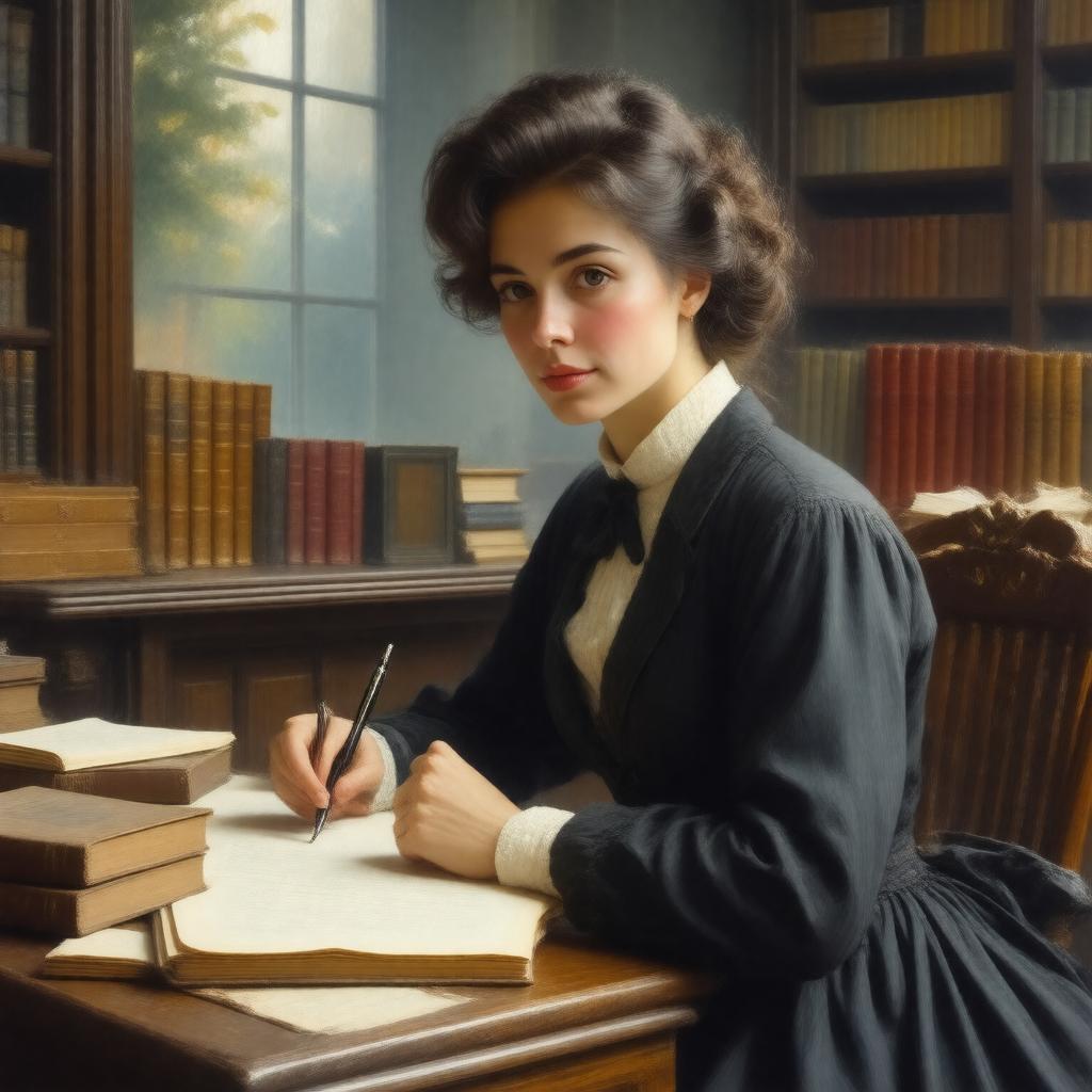 AI-created image of Mary Westmacott