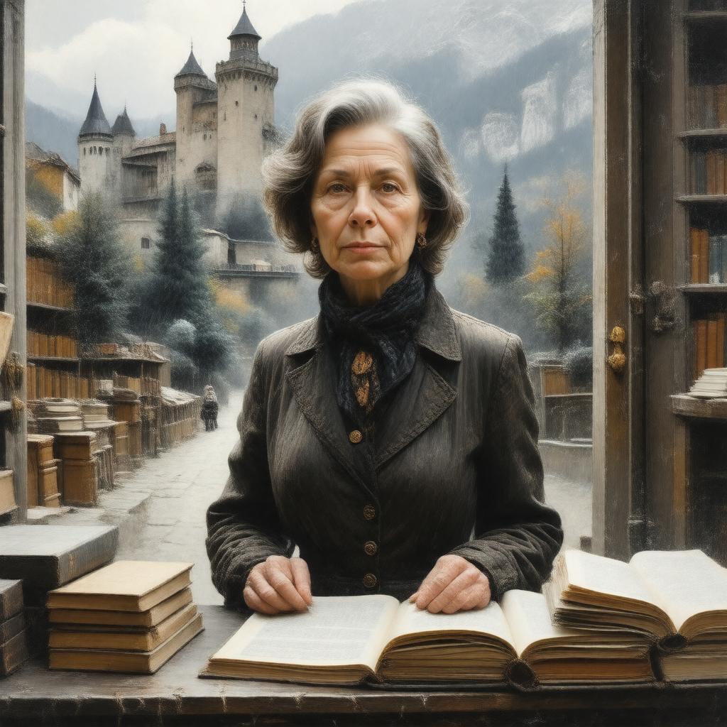 AI-created image of Mary de Rachewiltz