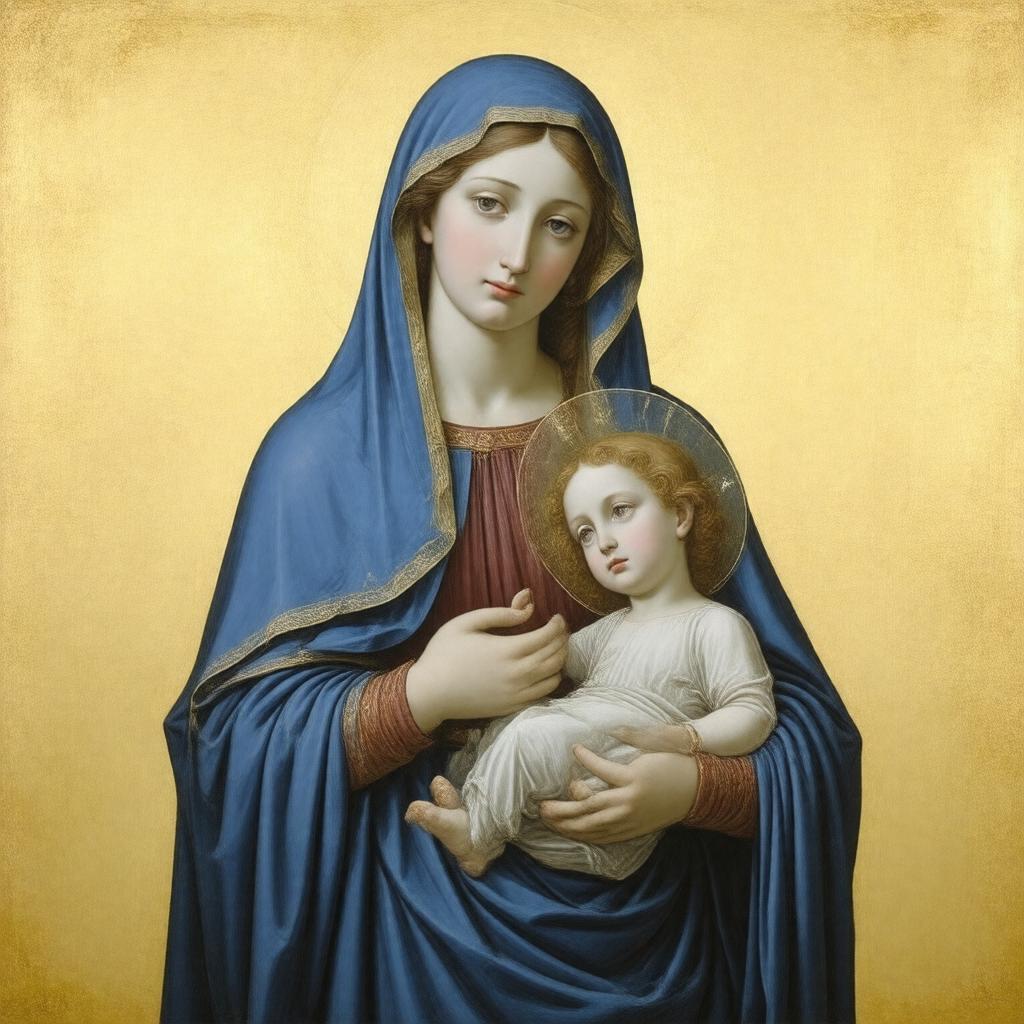 AI-created image of Mary, mother of Jesus