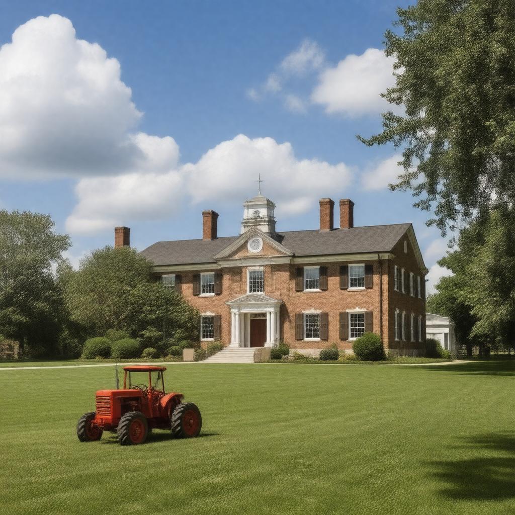 AI-created image of Maryland Agricultural College