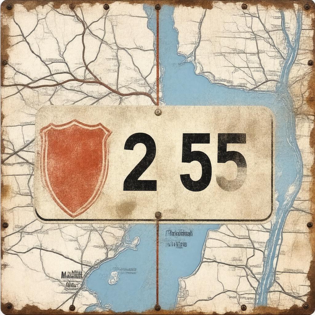 AI-created image of Maryland Route 125