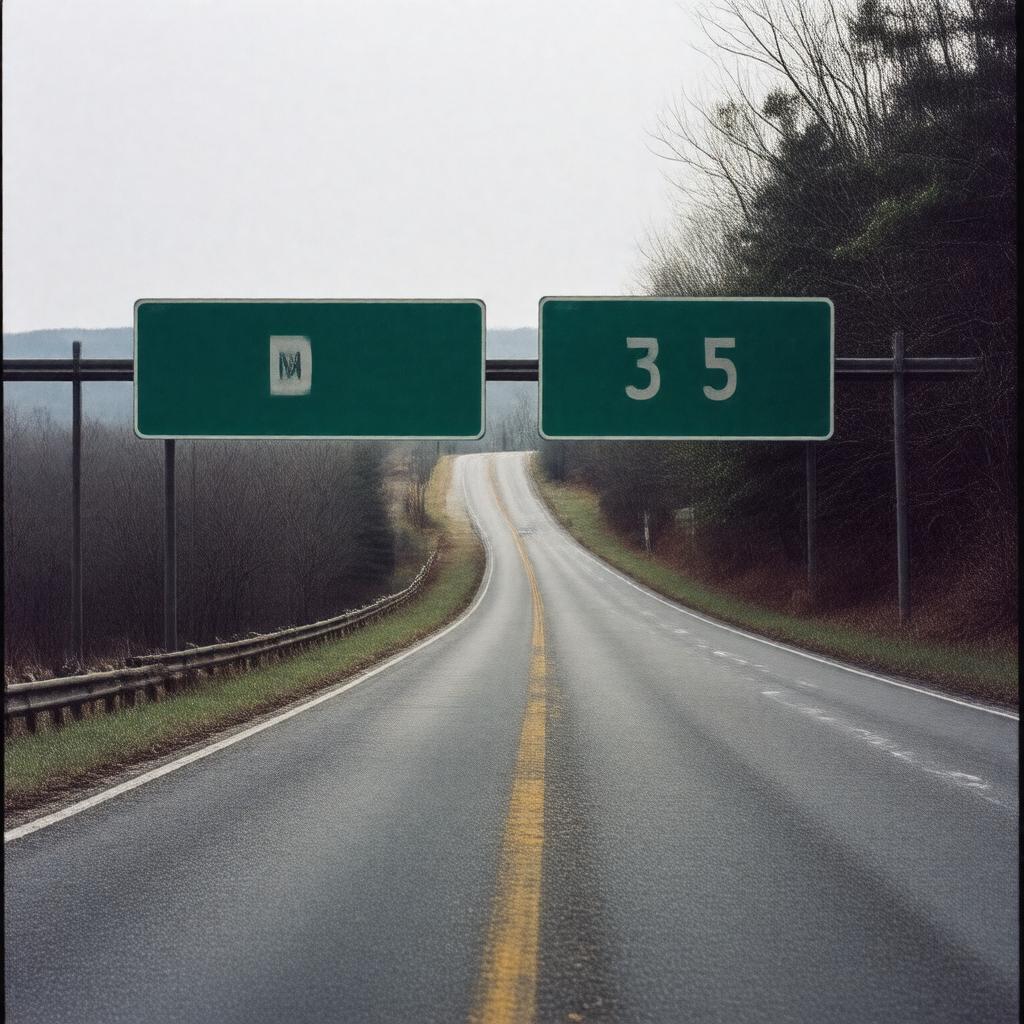 AI-created image of Maryland Route 355