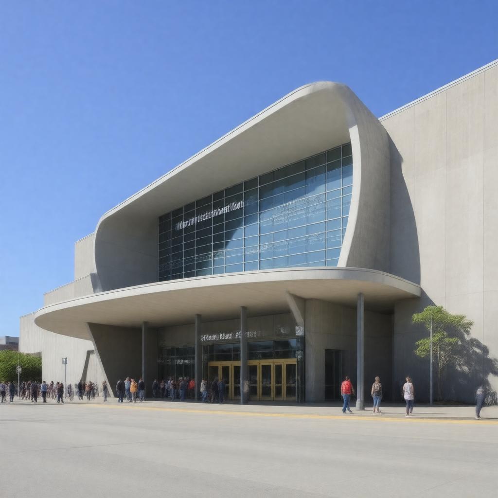 AI-created image of Maryland Science Center