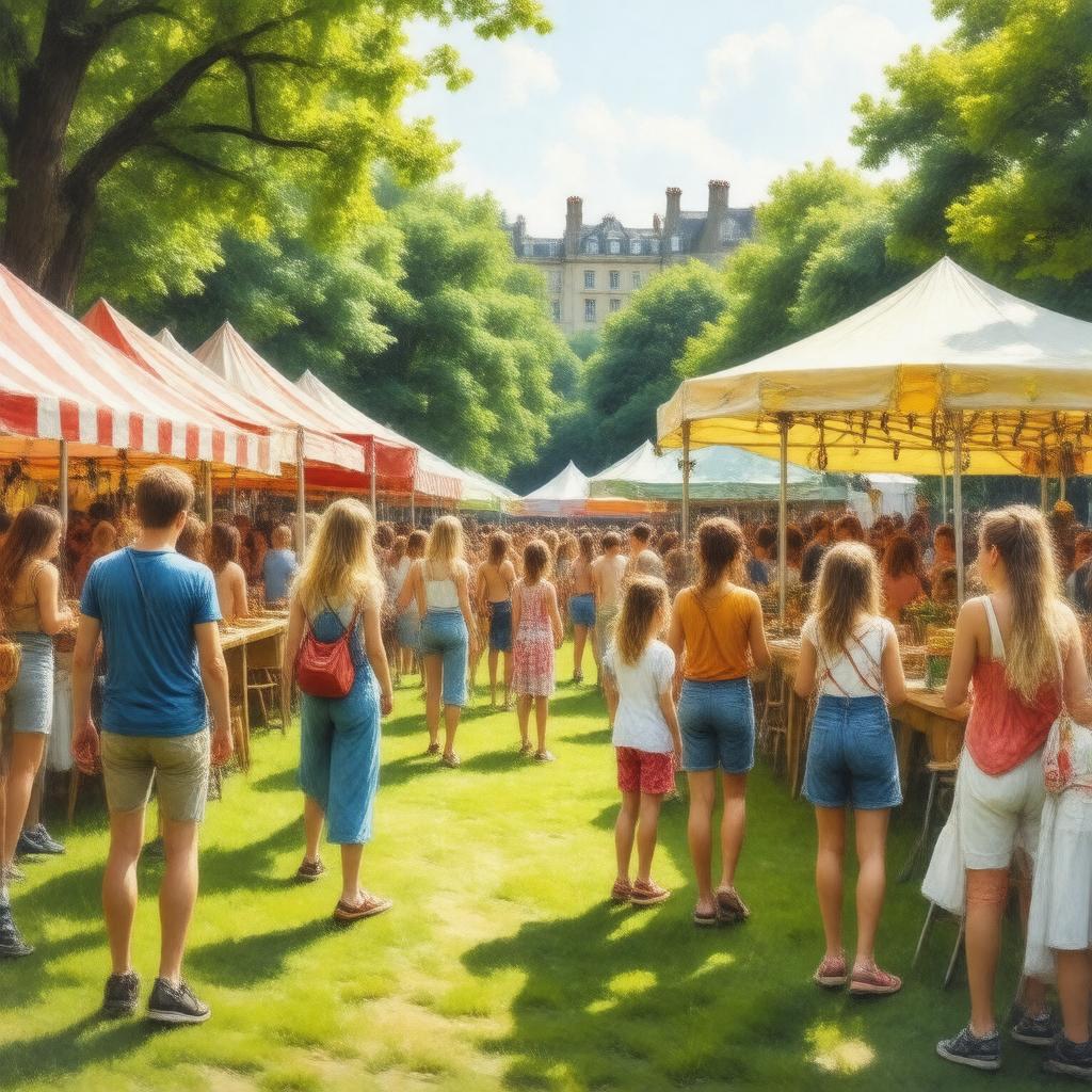 AI-created image of Marylebone Summer Fayre