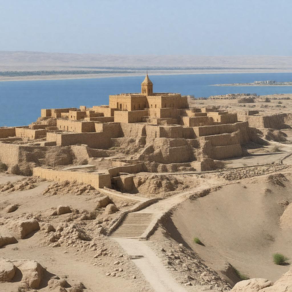 AI-created image of Masada