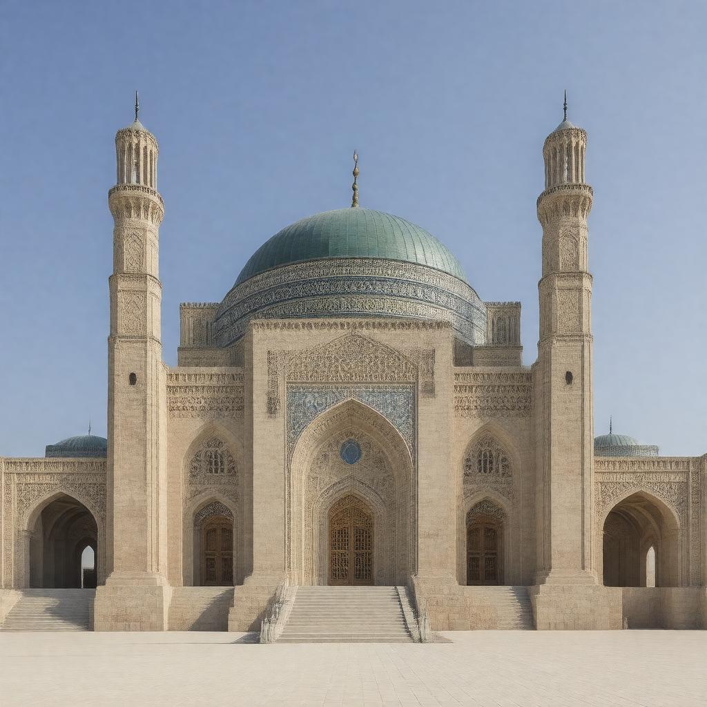 AI-created image of Masjid al-Qiblatayn