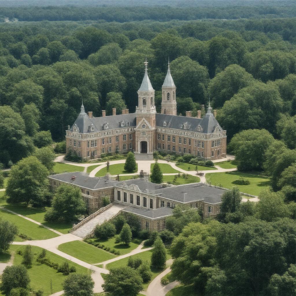 AI-created image of Massachusetts Agricultural College