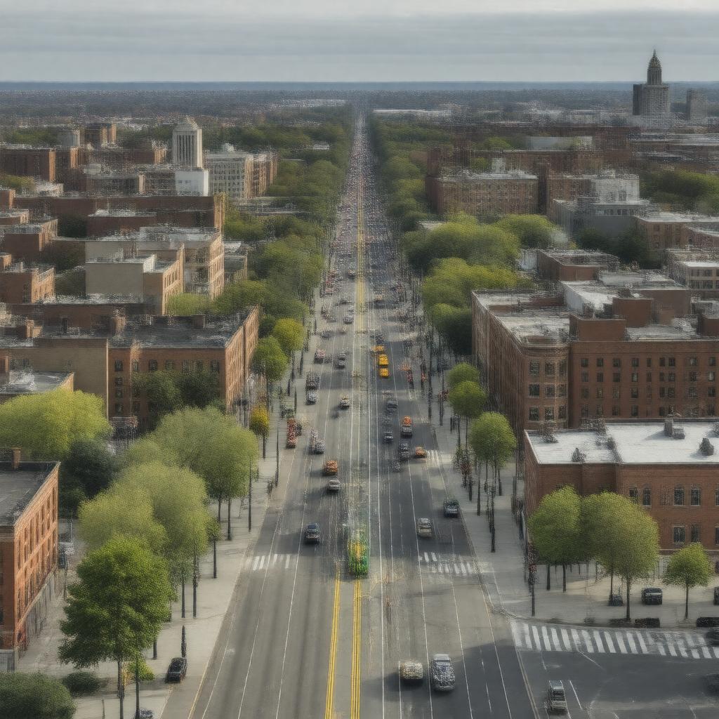 AI-created image of Massachusetts Avenue