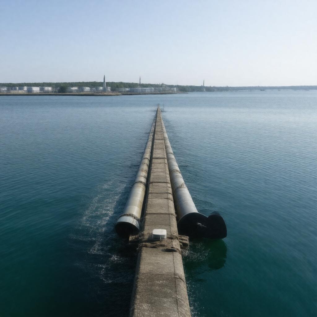 Click to view larger image AI-created image of Massachusetts Bay Outfall