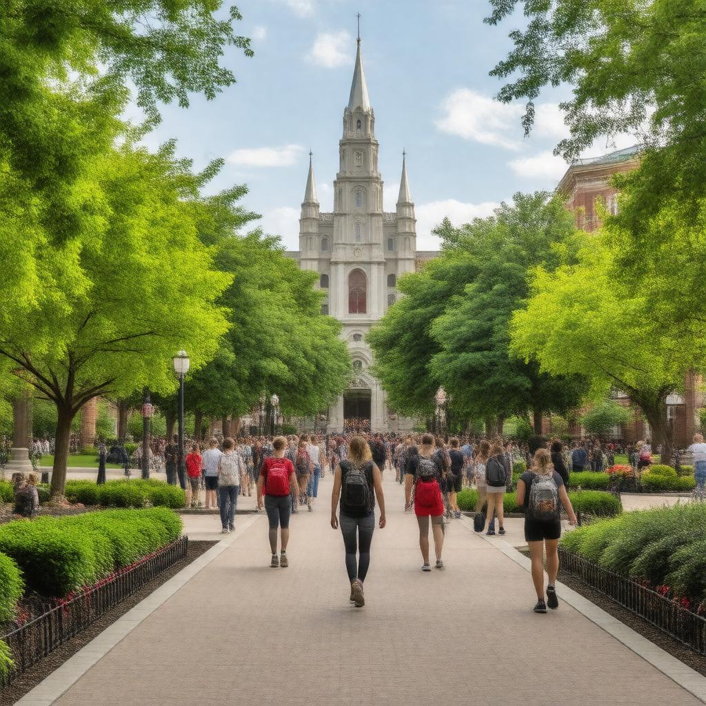 AI-created image of Massachusetts College of Pharmacy and Health Sciences