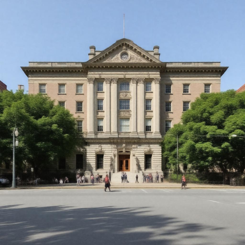 AI-created image of Massachusetts General Hospital