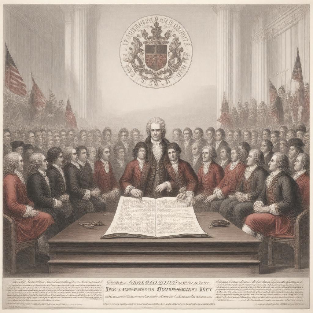 AI-created image of Massachusetts Government Act