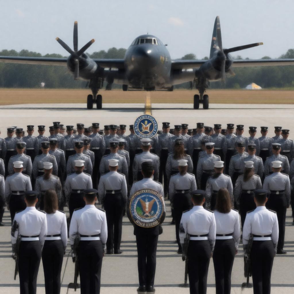 AI-created image of Massachusetts National Guard