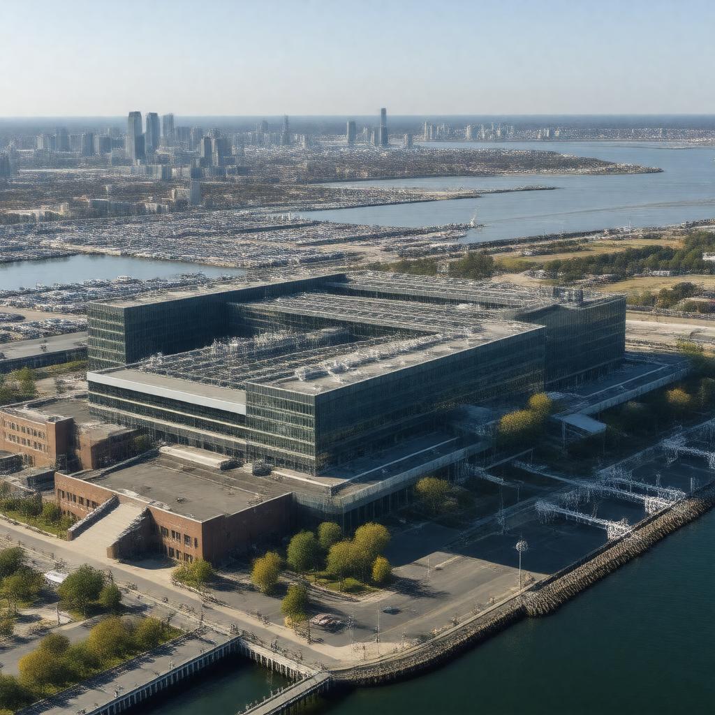 AI-created image of Massachusetts Port Authority