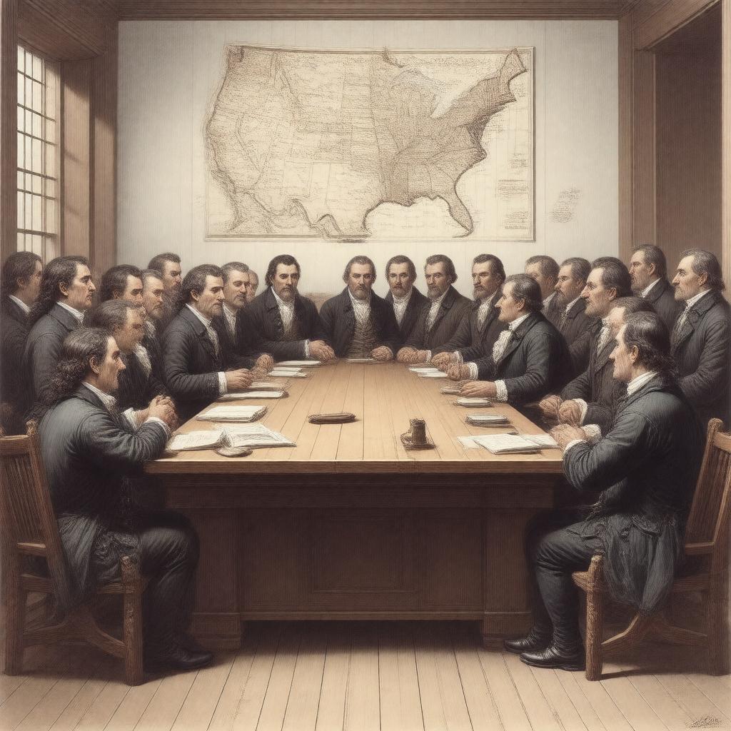 AI-created image of Massachusetts Provincial Congress