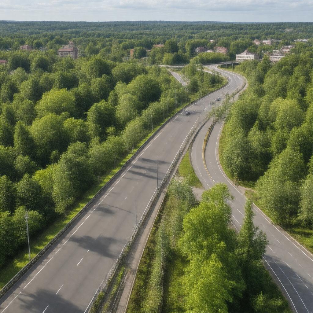AI-created image of Massachusetts Route 30