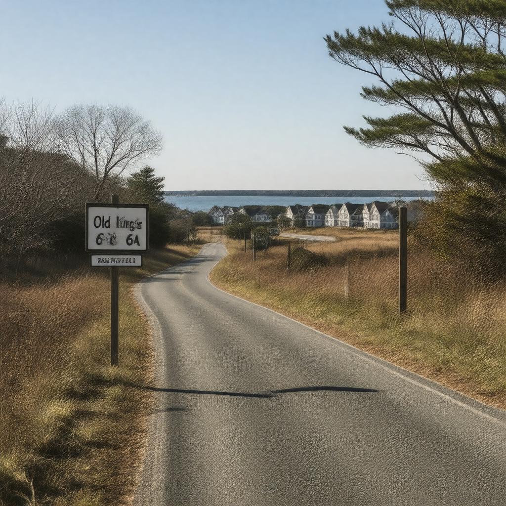 AI-created image of Massachusetts Route 6A