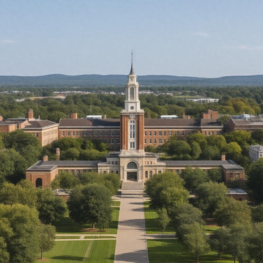 AI-created image of Massachusetts State College
