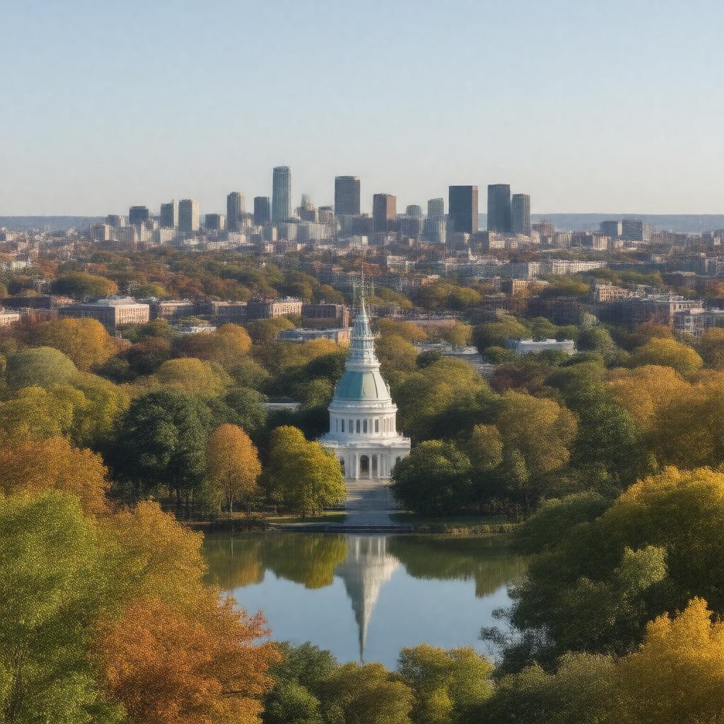 AI-created image of Massachusetts, USA