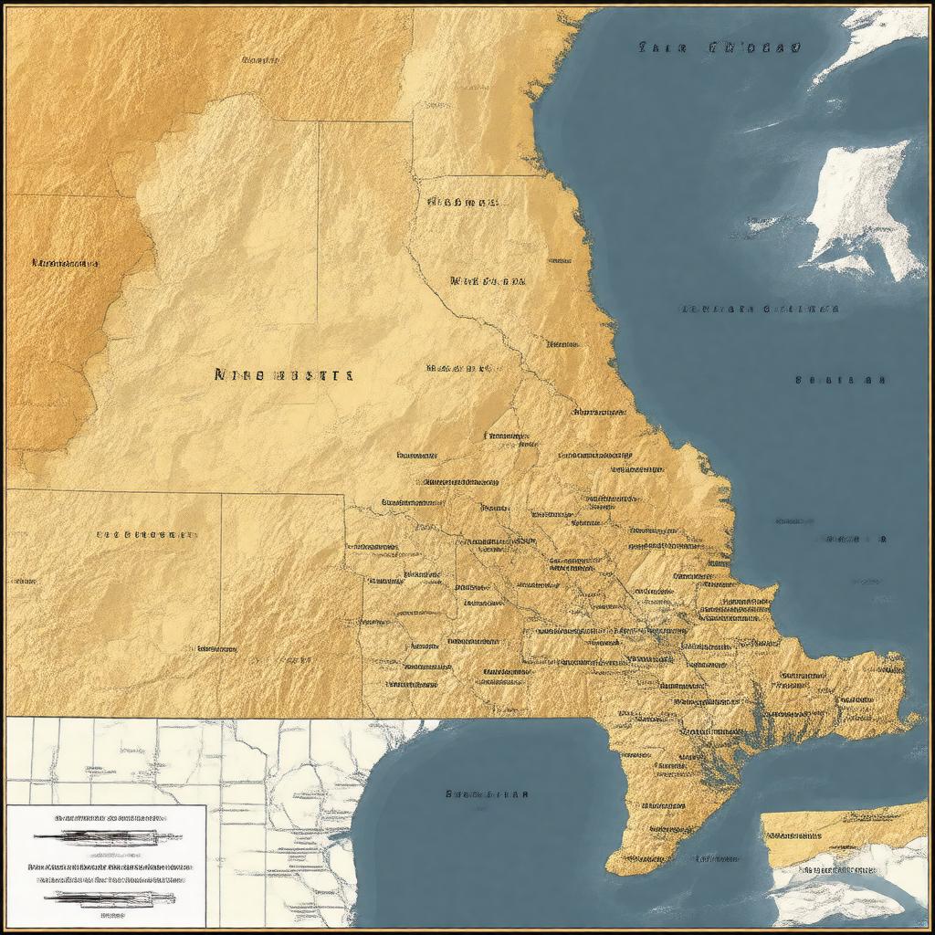 AI-created image of Massachusetts's 5th congressional district
