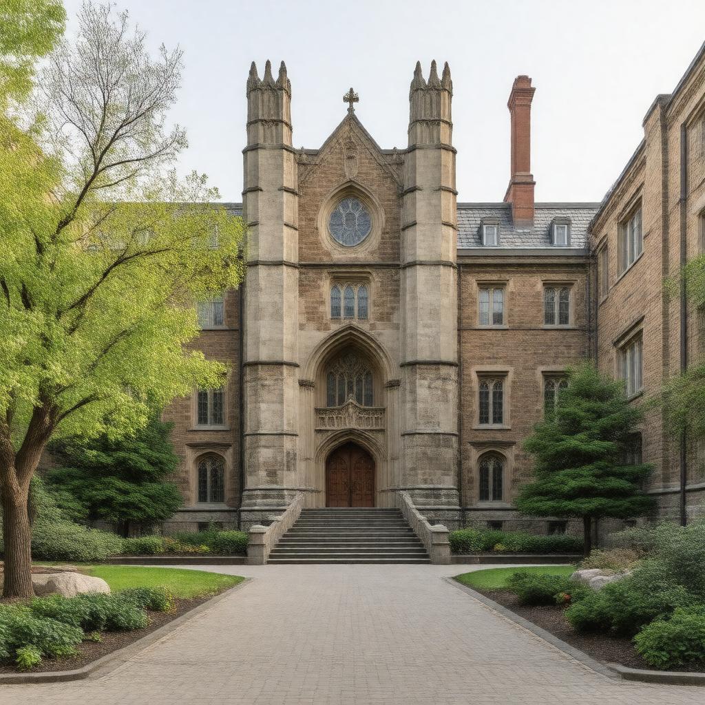AI-created image of Massey College