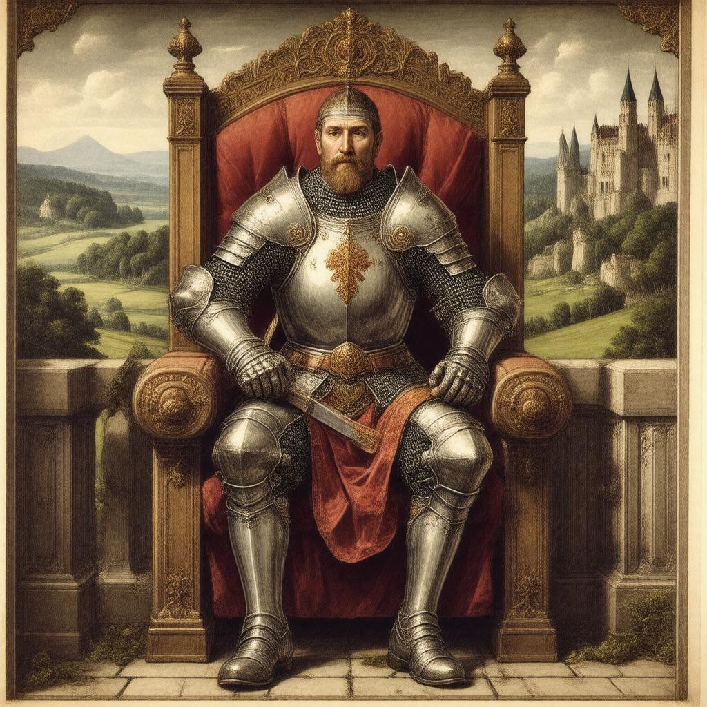 AI-created image of Master John Horseleigh, Knight