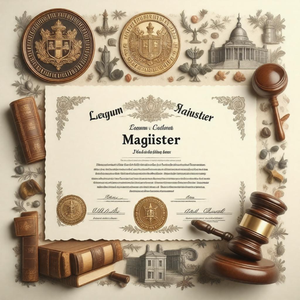 AI-created image of Master of Laws (LL.M.)