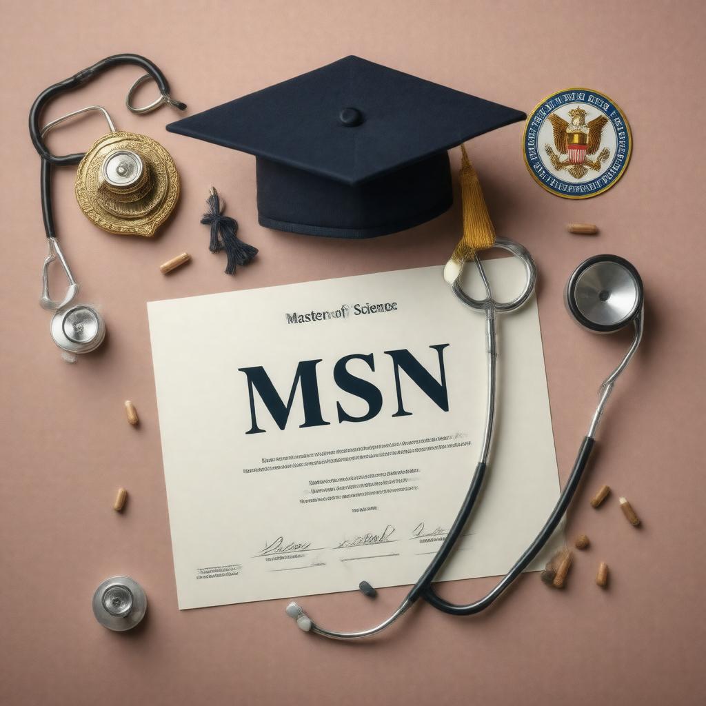 AI-created image of Master of Science in Nursing