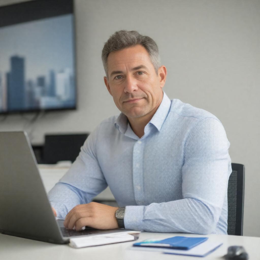 Click to view larger image AI-created image of Mat Honan