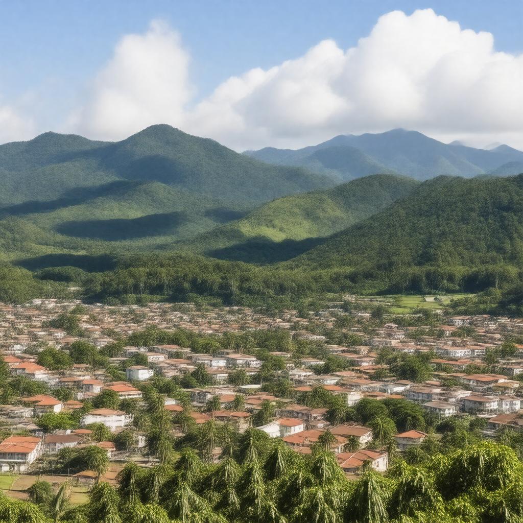 AI-created image of Matagalpa, Nicaragua