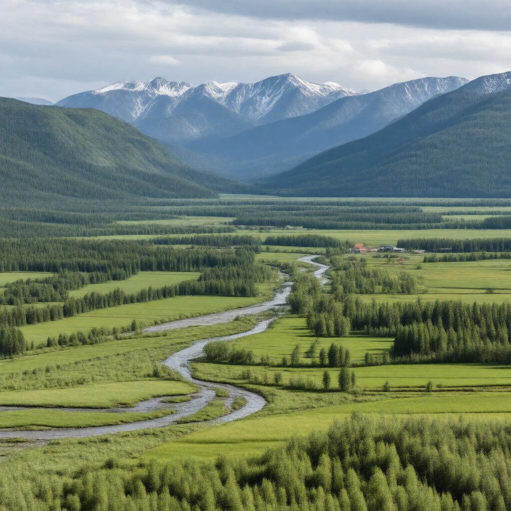 AI-created image of Matanuska-Susitna Valley