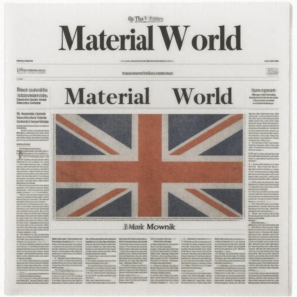 AI-created image of Material World (column)