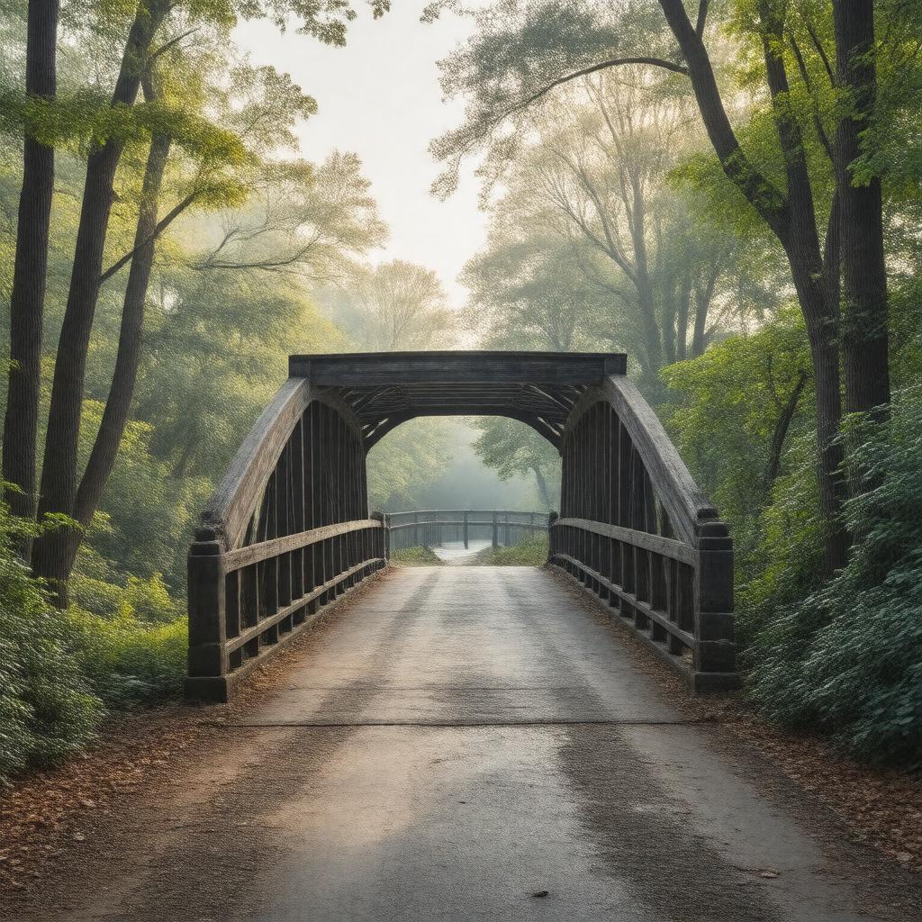 AI-created image of Mathematical Bridge