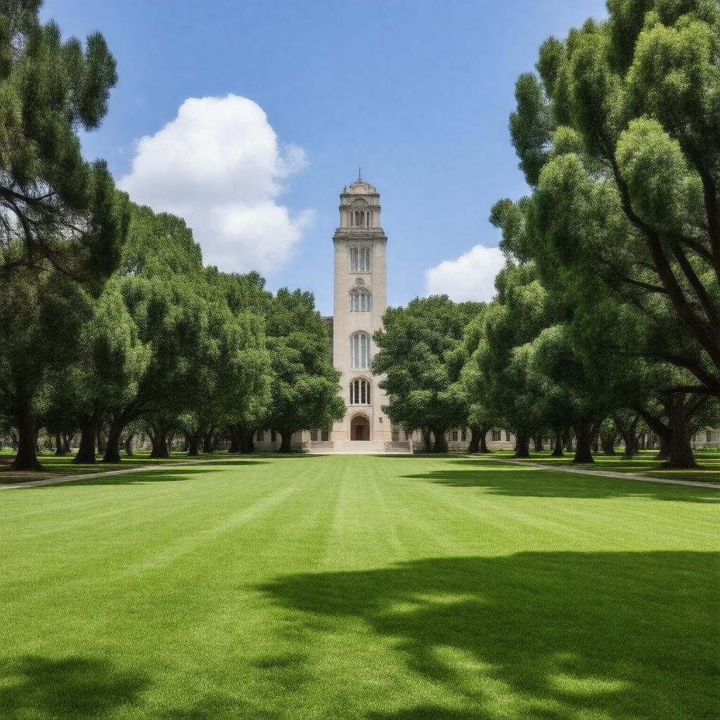 Click to view larger image AI-created image of Mathematics Lawn