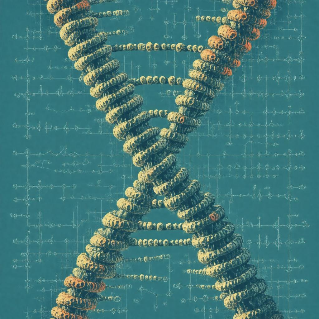 Click to view larger image AI-created image of Mathematics of Genetic Diversity