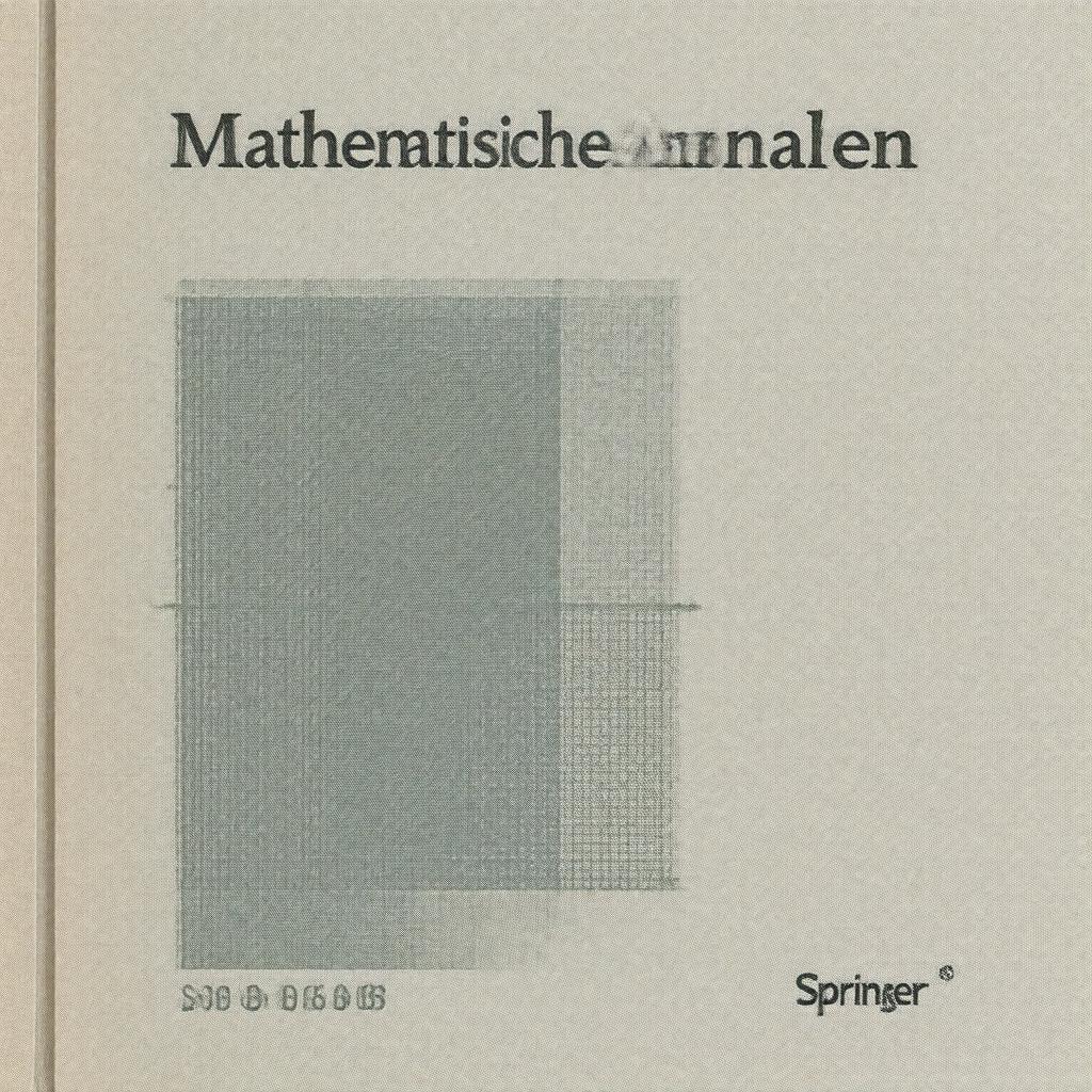 Click to view larger image AI-created image of Mathematische Annalen