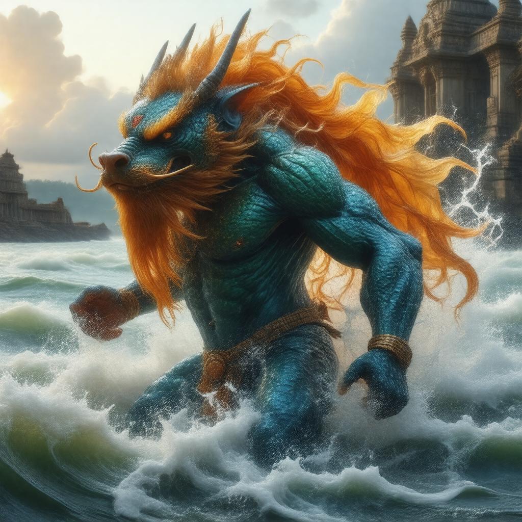 AI-created image of Matsya