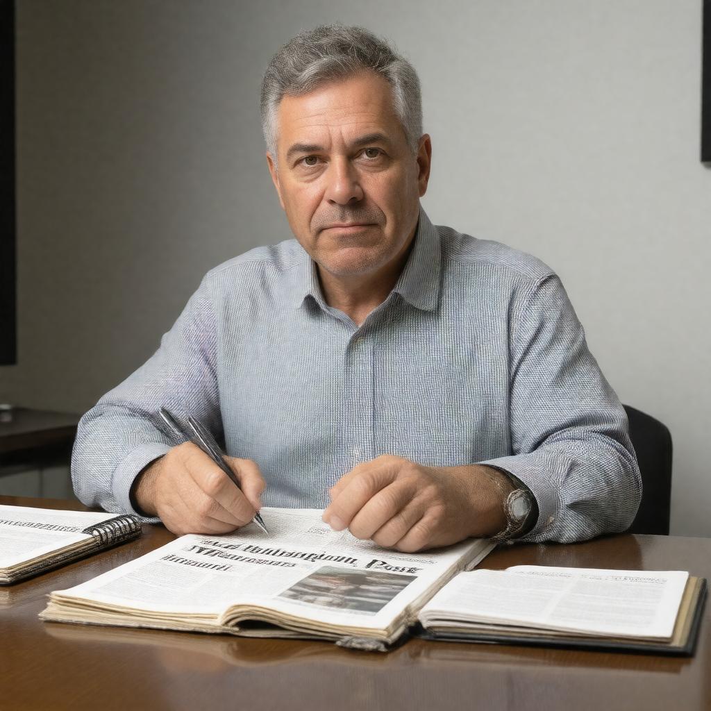 AI-created image of Matt Bonesteel