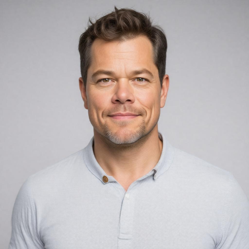 AI-created image of Matt Damon