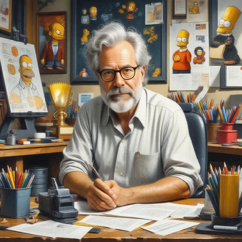 AI-created image of Matt Groening