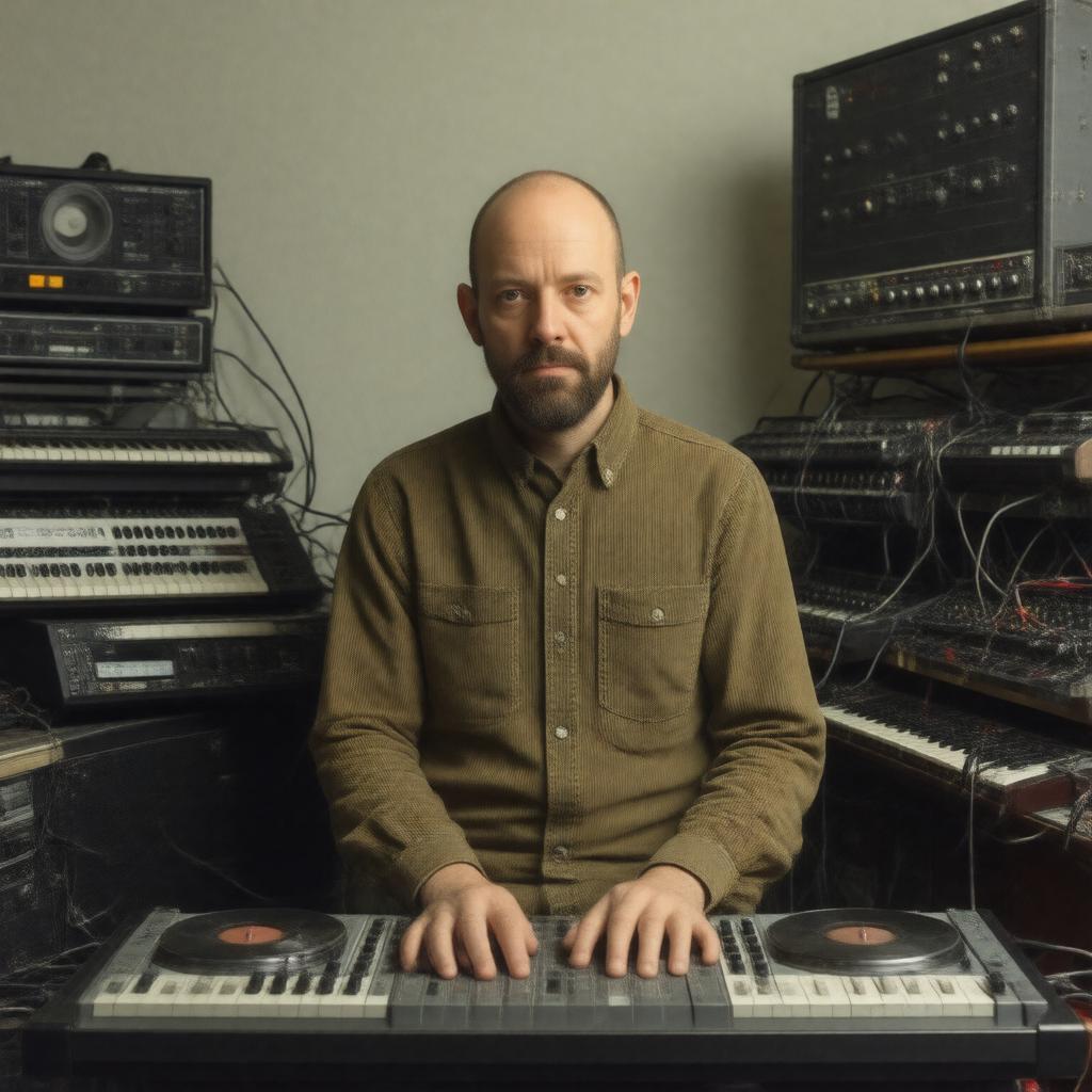 AI-created image of Matthew Herbert