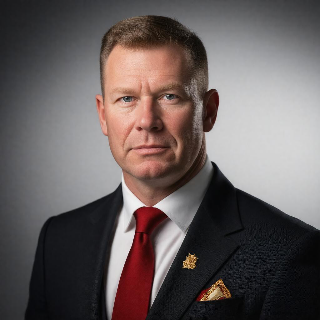 AI-created image of Matthew Pinsent