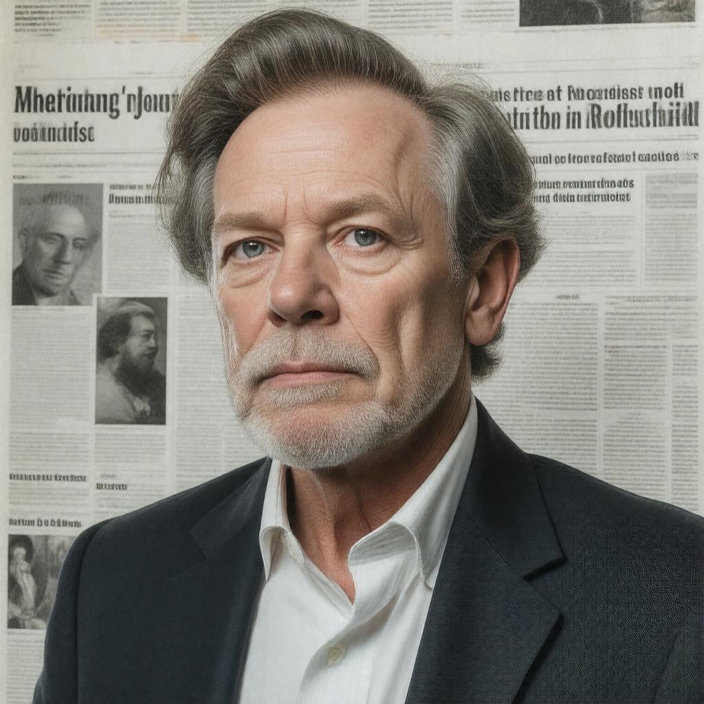 AI-created image of Matthew Rothschild