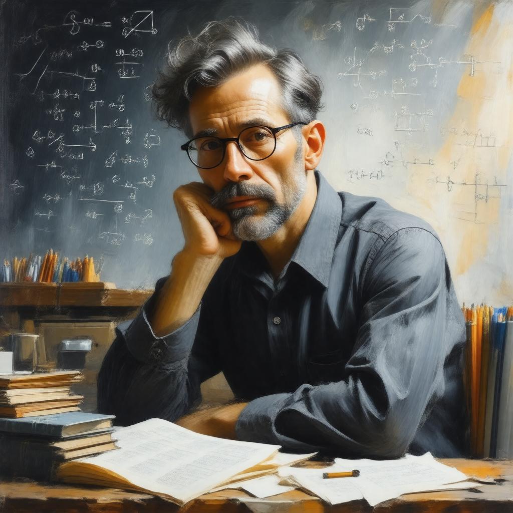 Click to view larger image AI-created image of Matthew Salomon