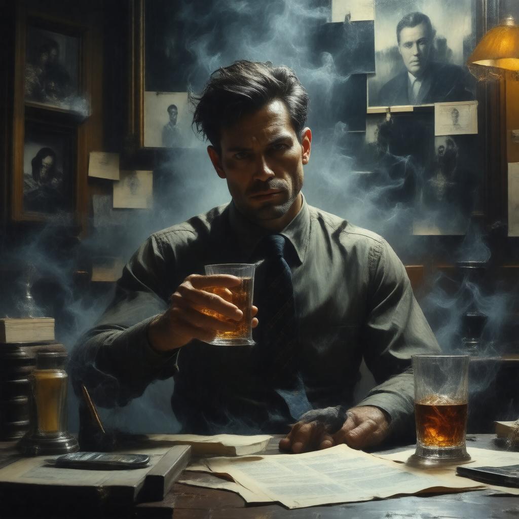 AI-created image of Matthew Scudder