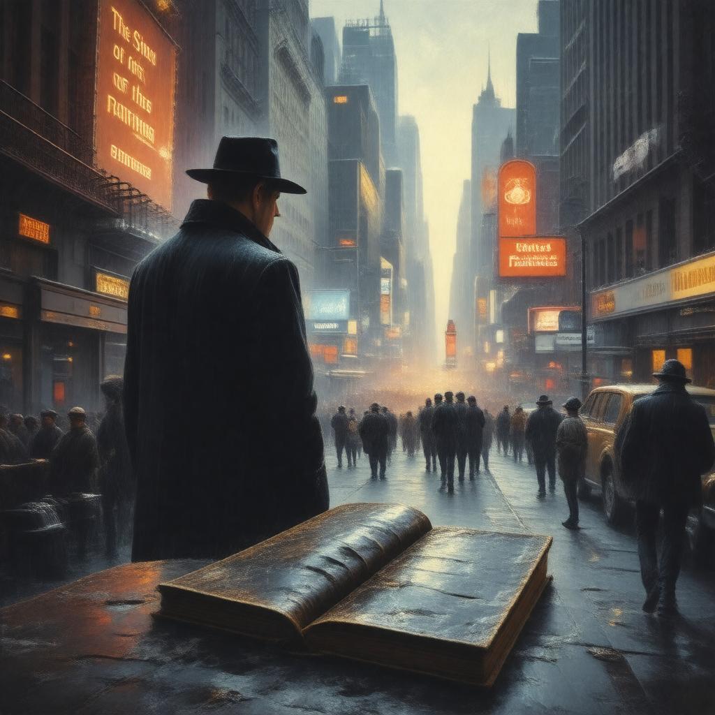 AI-created image of Matthew Scudder series