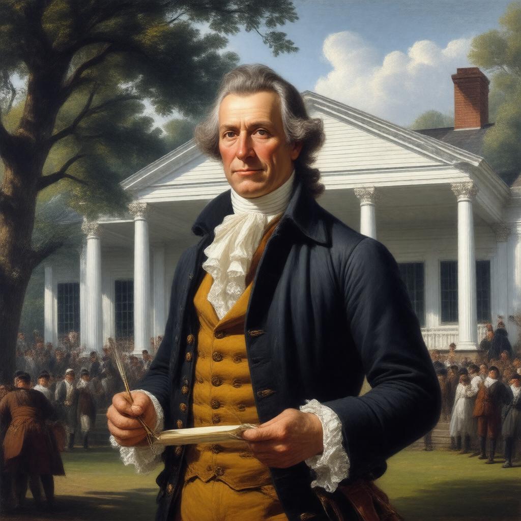 AI-created image of Matthew Tilghman