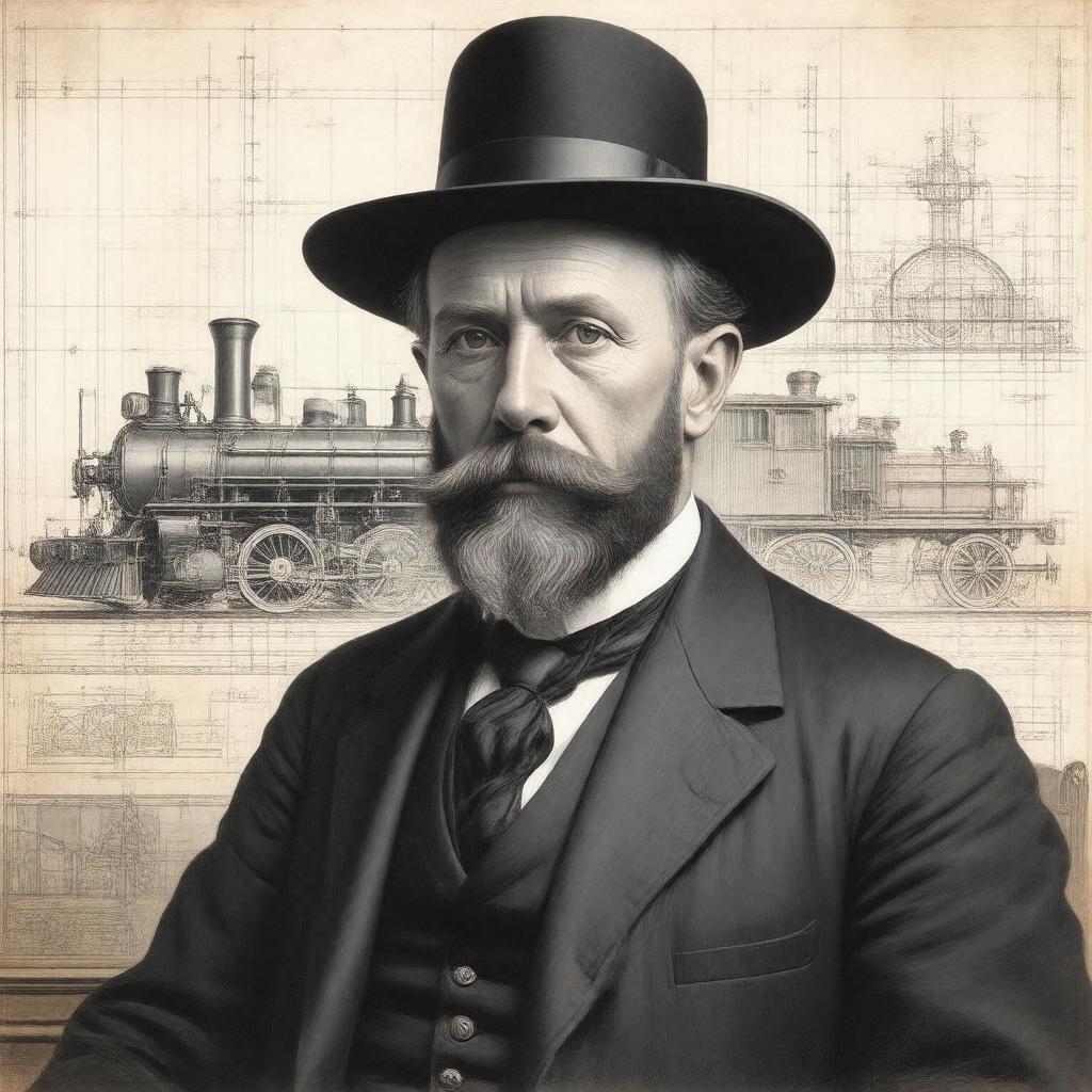 AI-created image of Matthias N. Forney
