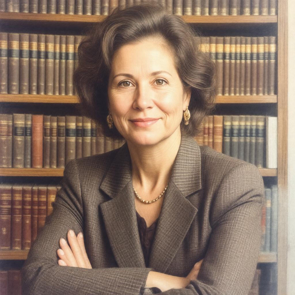 Click to view larger image AI-created image of Maud S. Mandel